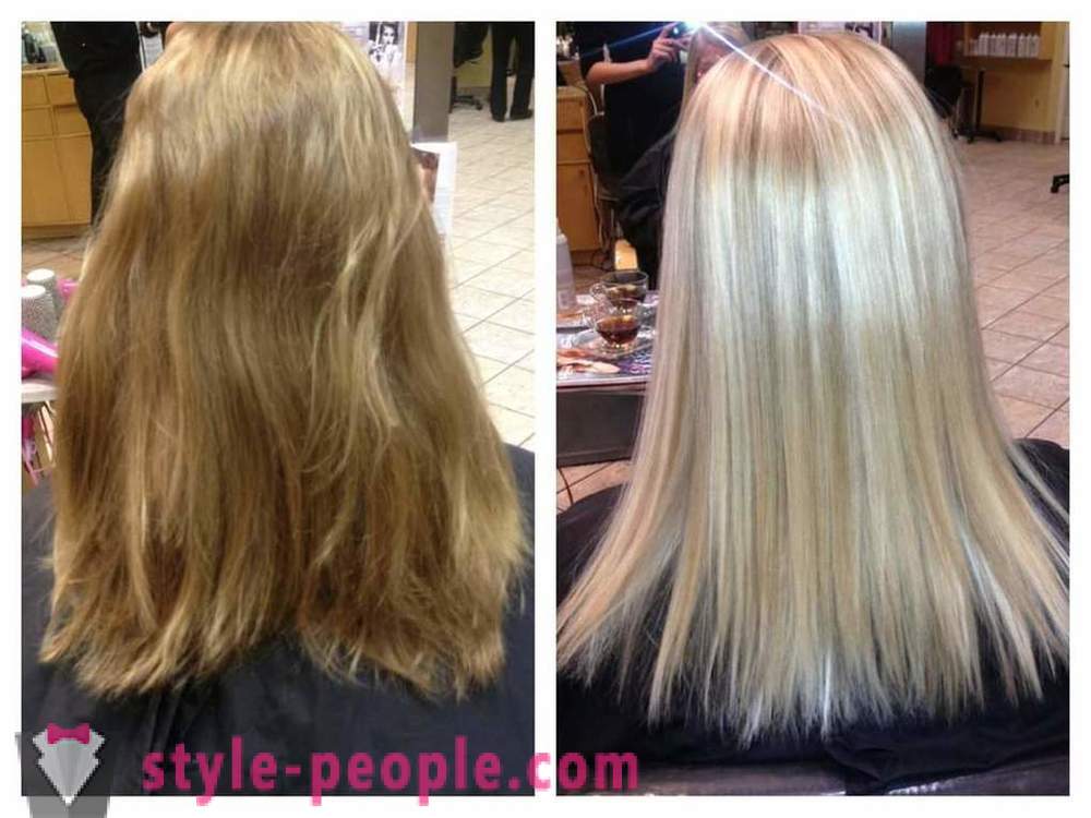 Blondirovanie hår - funktioner, procedurer beskrivelse og anmeldelser