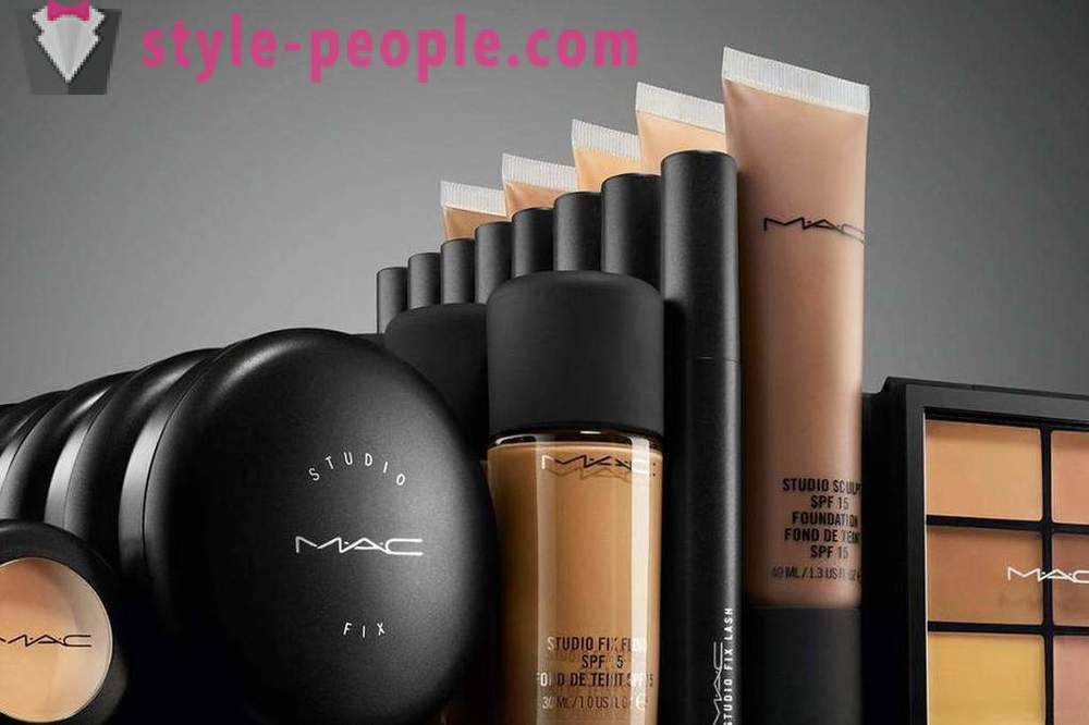 Professionelle kosmetik MAC: bestsellere, og en kort beskrivelse