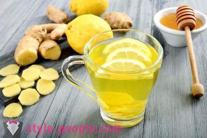 Slankende te med ingefær og citron: opskrifter, anmeldelser