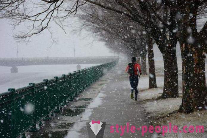 Vinter Løb på gaden - især fordele og ulemper