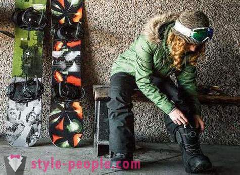 Sådan vælger snowboard støvler: tips til begyndere