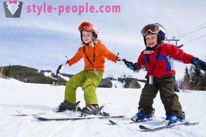 Sådan vælger ski til barn vækst?