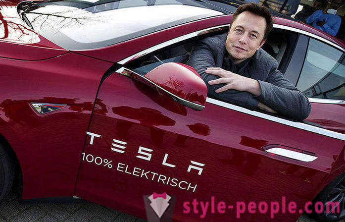 Biler fra garagen Elon Musk