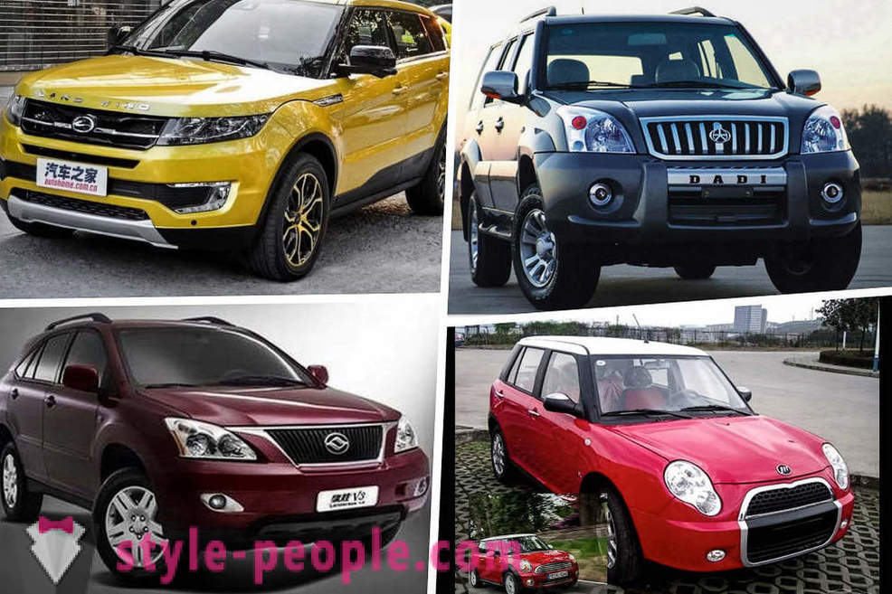 Kineserne kopierer biler