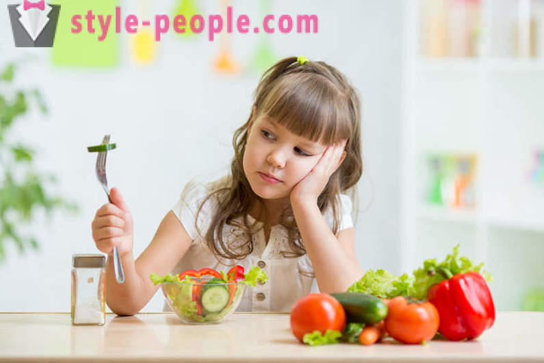 Sådan lære et barn at spise grøntsager