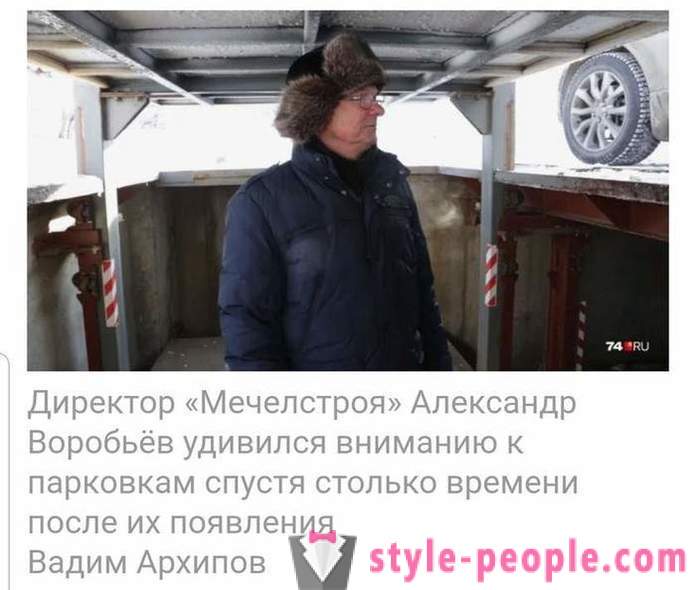 Netværk forstyrret video fra Chelyabinsk med underjordisk parkering