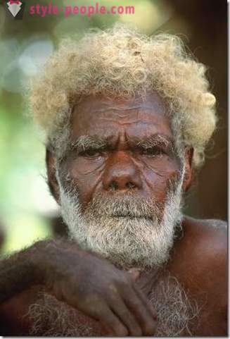 Historien om de sorte indbyggere i Melanesien med lyst hår