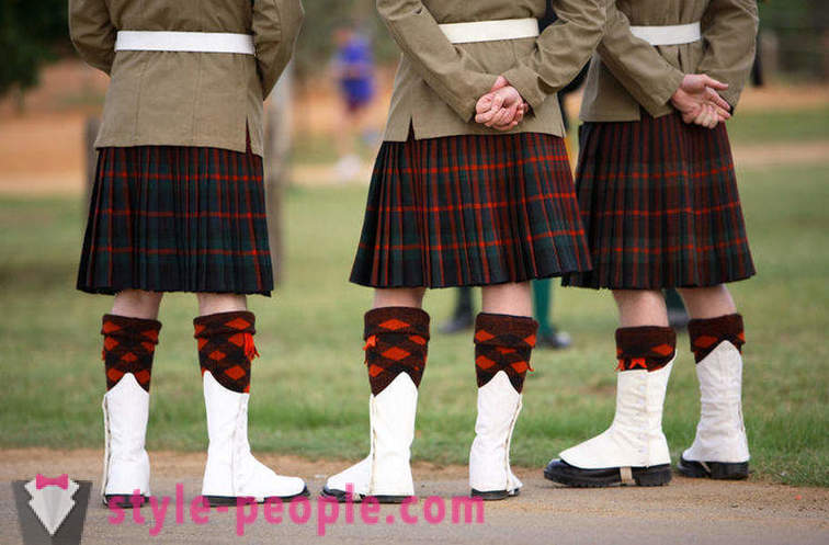 Hvor jeg gik skik skotterne bære nederdele?