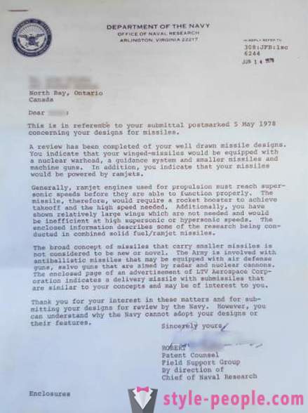 Pentagon reagerede på brevet 40 år senere