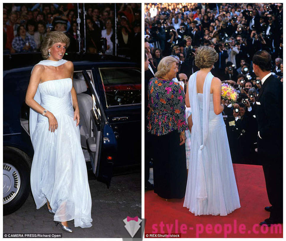 Berømte kjoler Prinsesse Diana