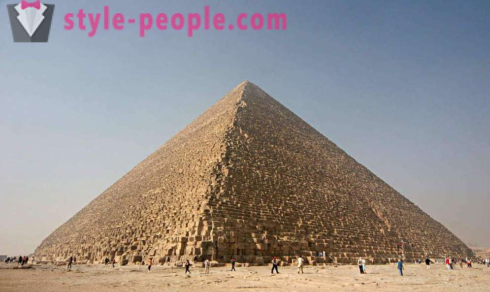 Hvor i virkeligheden pyramider i Egypten