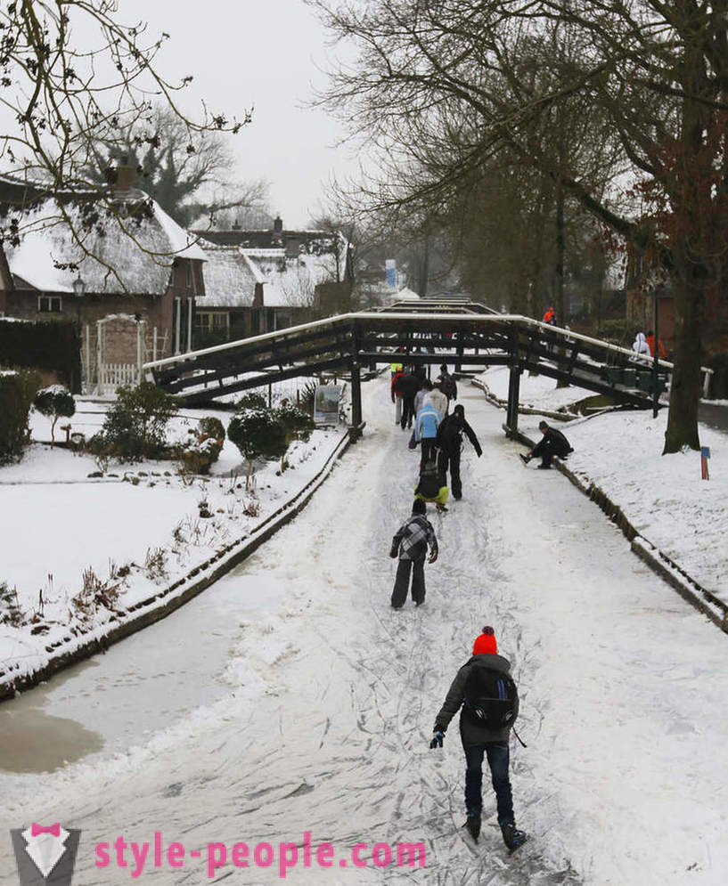 Landsbyen med ingen veje i Holland