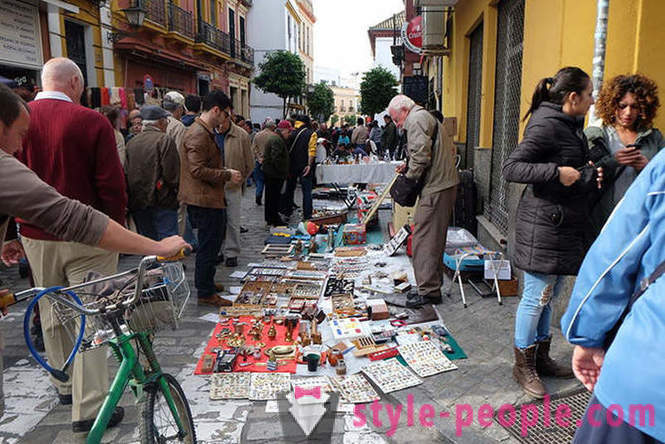 Progudka på loppemarked i Spanien