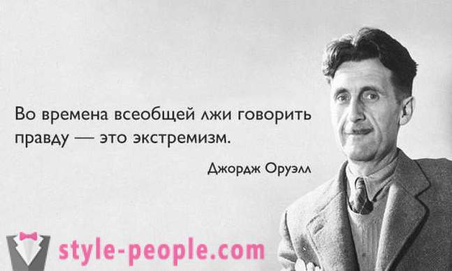 25 profetiske citater George Orwell