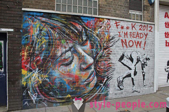 Eksempler fantastiske street art af David Walker