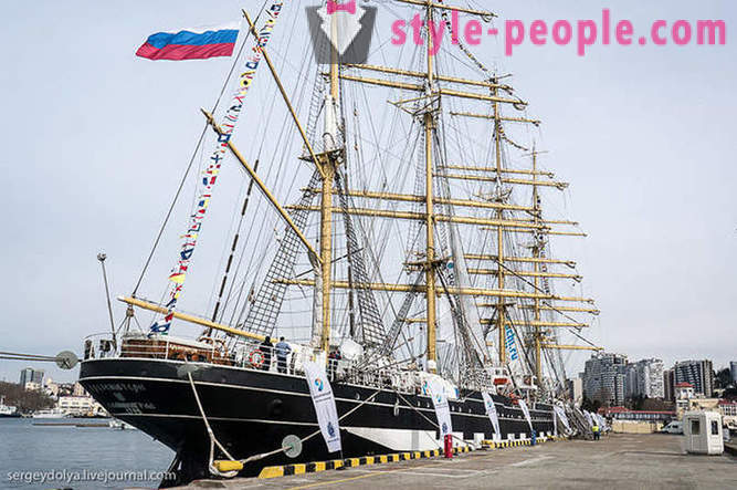 Udflugt til den legendariske sejlskib Kruzenshtern i Sochi