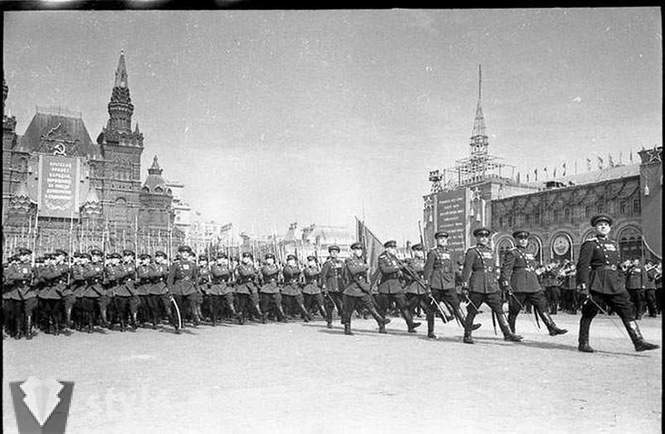 Paraden på Den Røde Plads den 1. maj 1951