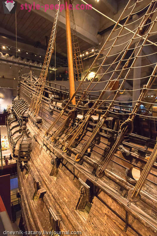 Rundvisning på museet det eneste skib af det XVII århundrede