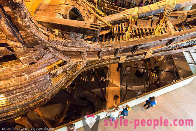 Rundvisning på museet det eneste skib af det XVII århundrede