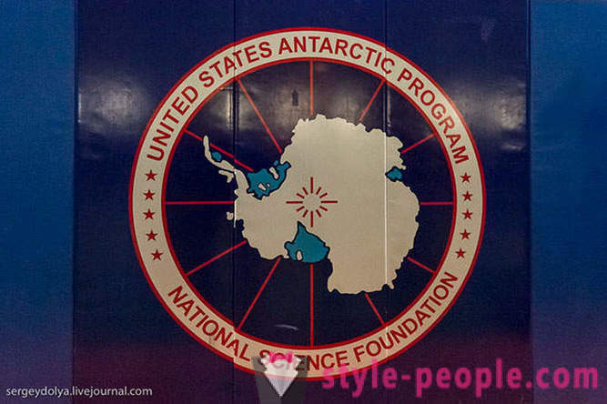 Antarktis station på Sydpolen