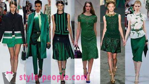 Farve Emerald: hvad korrekt kombinere tøj