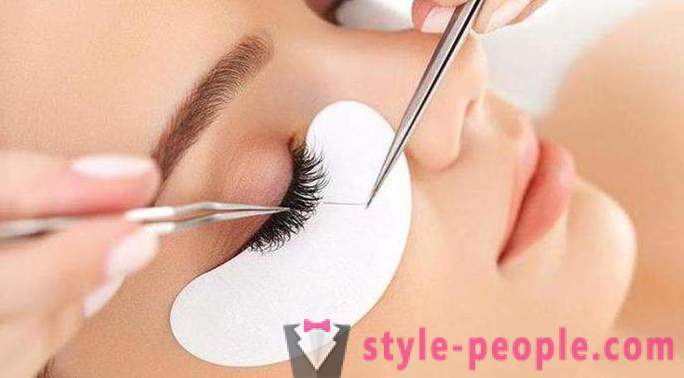 Eyelash extensions. stigende effekter: naturlig, marionet, ræv, surround. øjenvipper forlængelse teknologi