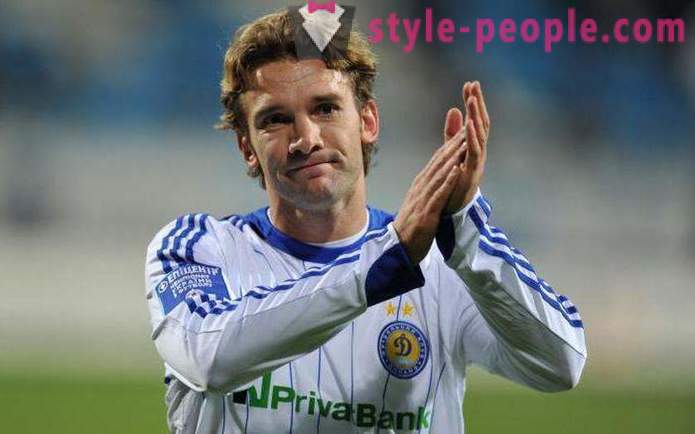 Fodboldspiller Andriy Shevchenko: biografi, personlige liv, aktive fodboldliv