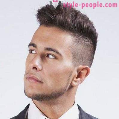 Mænds stilfulde haircut (foto)