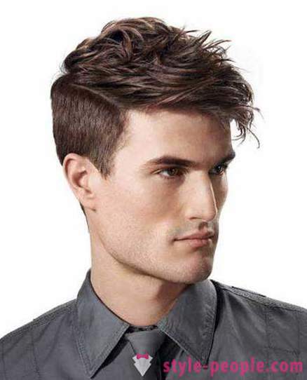 Mænds stilfulde haircut (foto)
