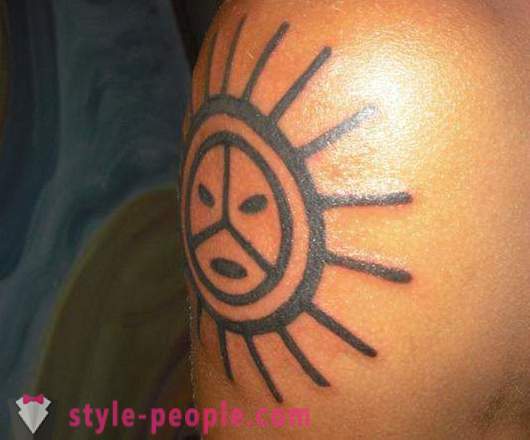 Solen - tatovering positive mennesker, stærk talisman