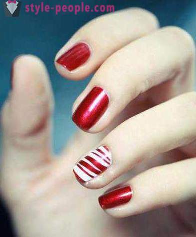 Rød manicure og dens funktioner