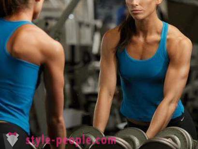 Kvindelige bodybuilding. Den komplekse magt øvelser for kvinder