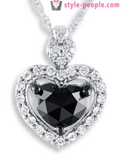 Sort diamant smykker, der er brugt? Ring med Black Diamond