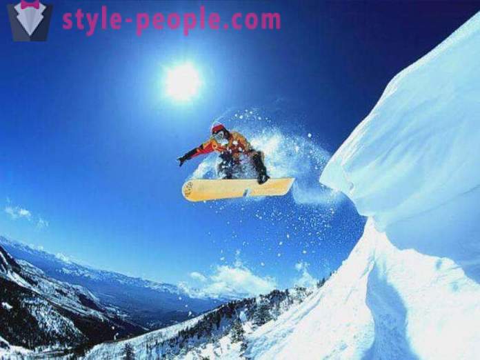 Snowboard. skiudstyr, snowboard. Snowboarding for begyndere