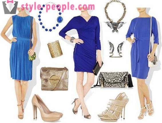 Blå kjole: hvad de skal bære. Anbefalinger og ideer