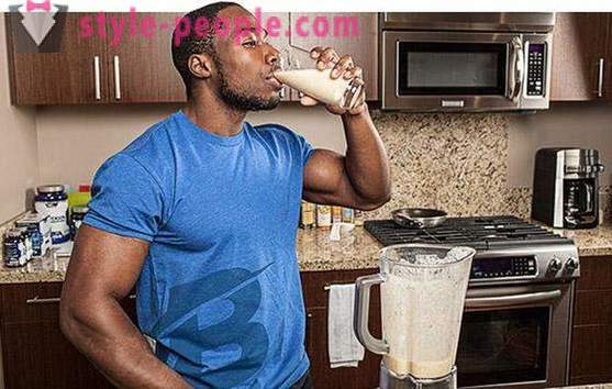 Protein shakes. Hvordan forbereder en protein shake