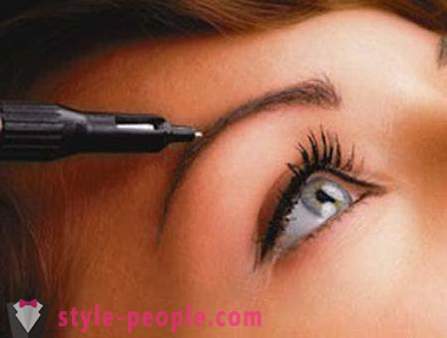 Tatovering øjenbryn: gennemgår fordele og ulemper