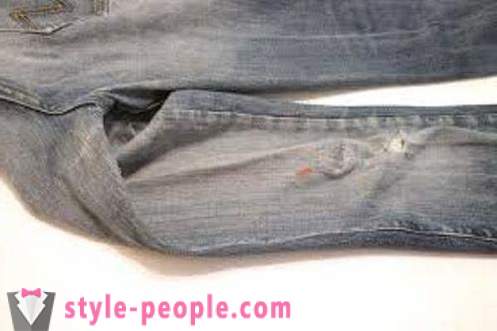 Sådan vises malingen med jeans: praktiske råd