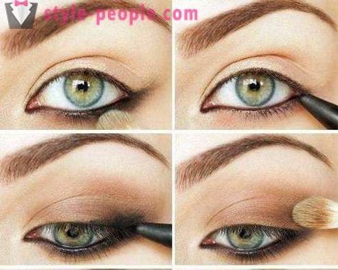 Glow Makeup grønne øjne