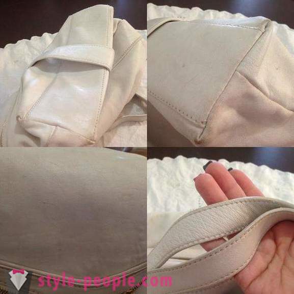 Hvordan at rengøre en hvid læder taske og ødelægge sit udseende