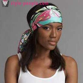 Lær at binde et tørklæde på hovedet korrekt og stilfuld.
