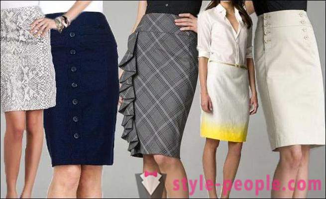 Følg mode: vælge deres stilarter nederdele